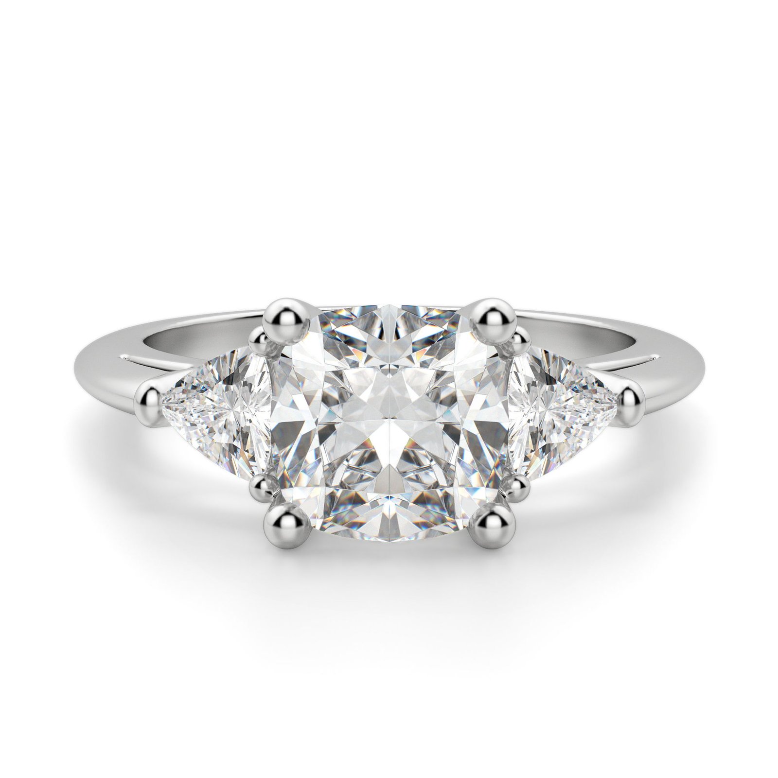 Timeless Cushion Cut Engagement Ring