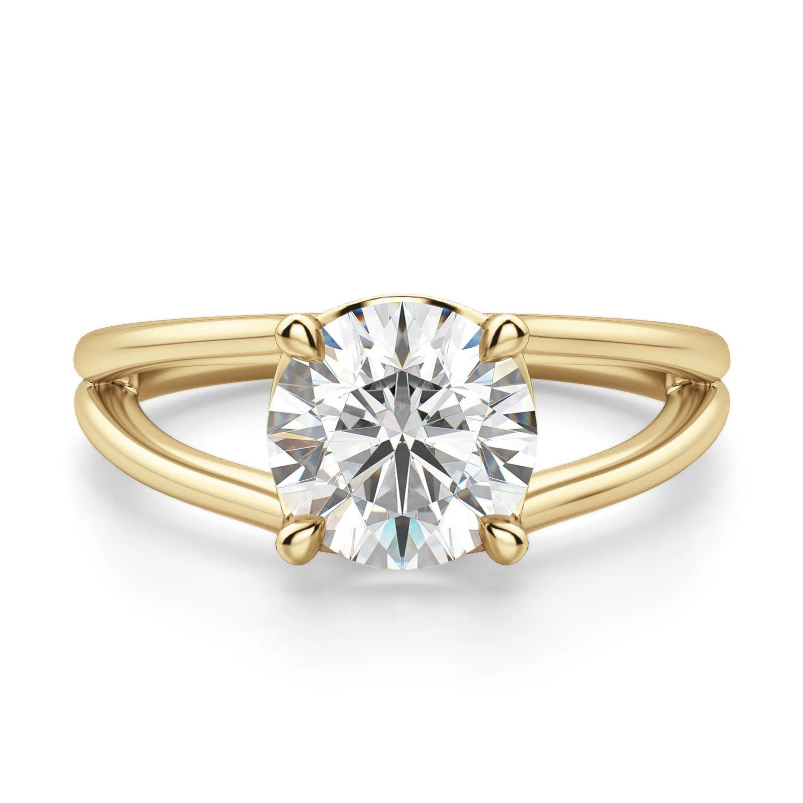 The Elan Round Cut Engagement Ring