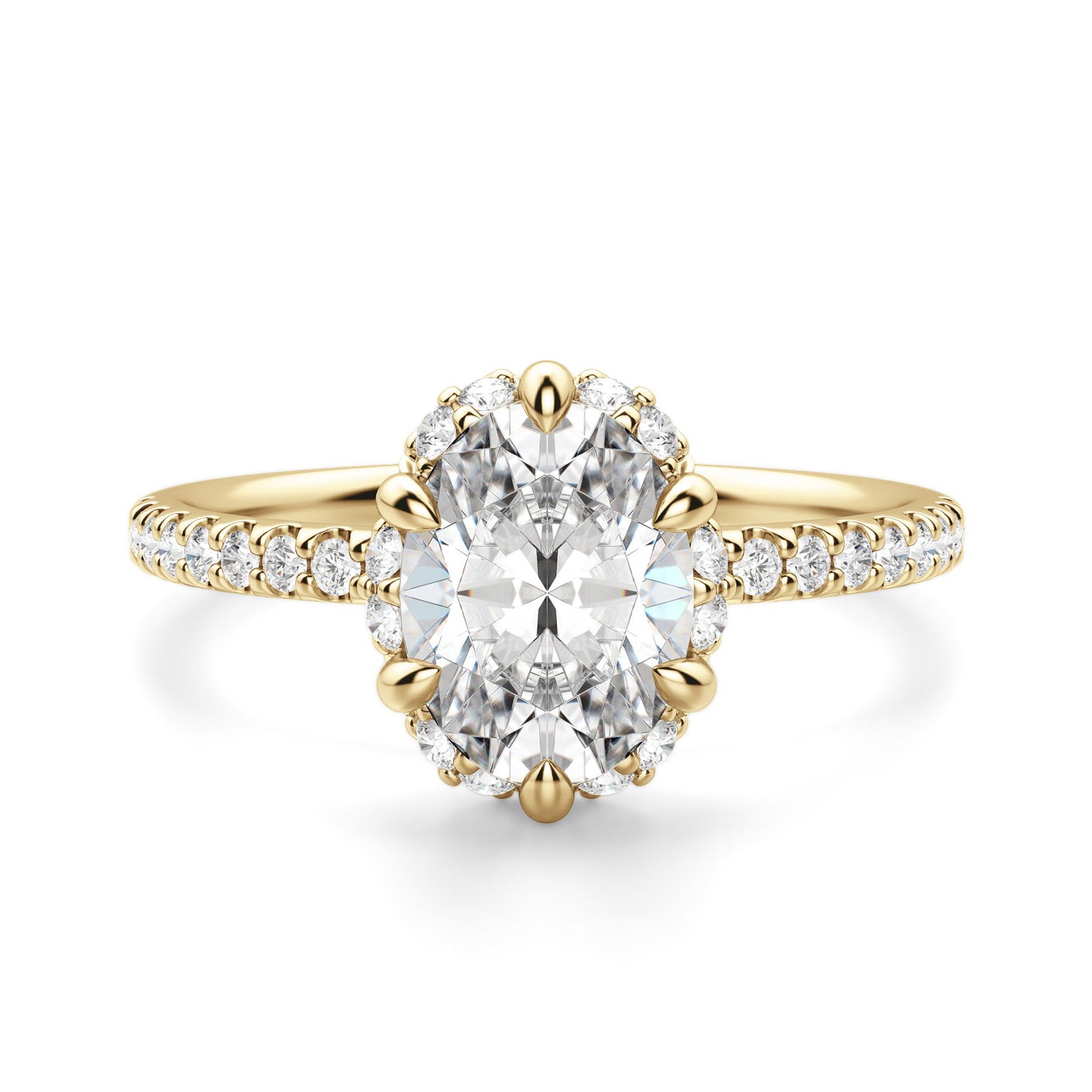 Novara Oval Cut Engagement Ring