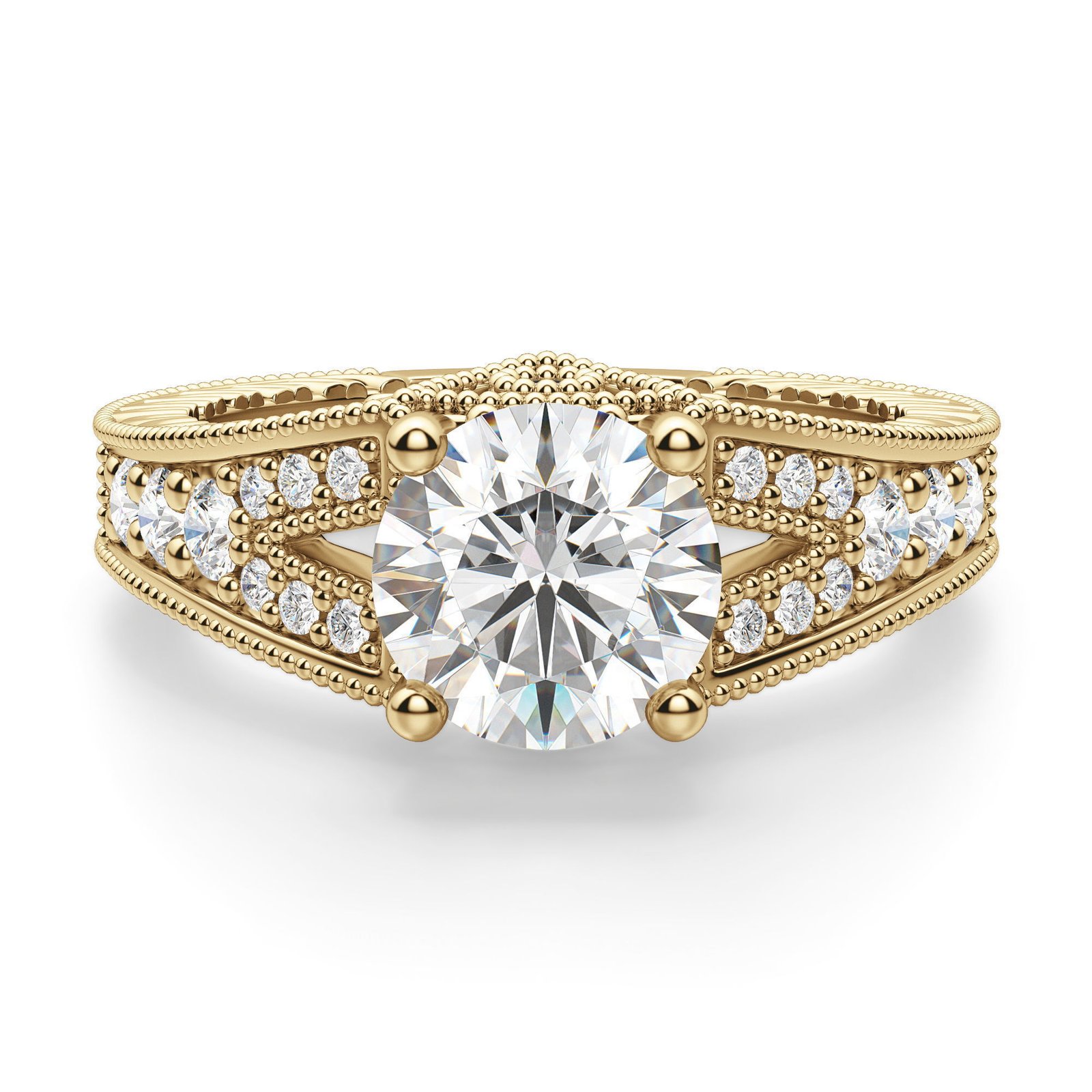 Valencia Round Cut Engagement Ring