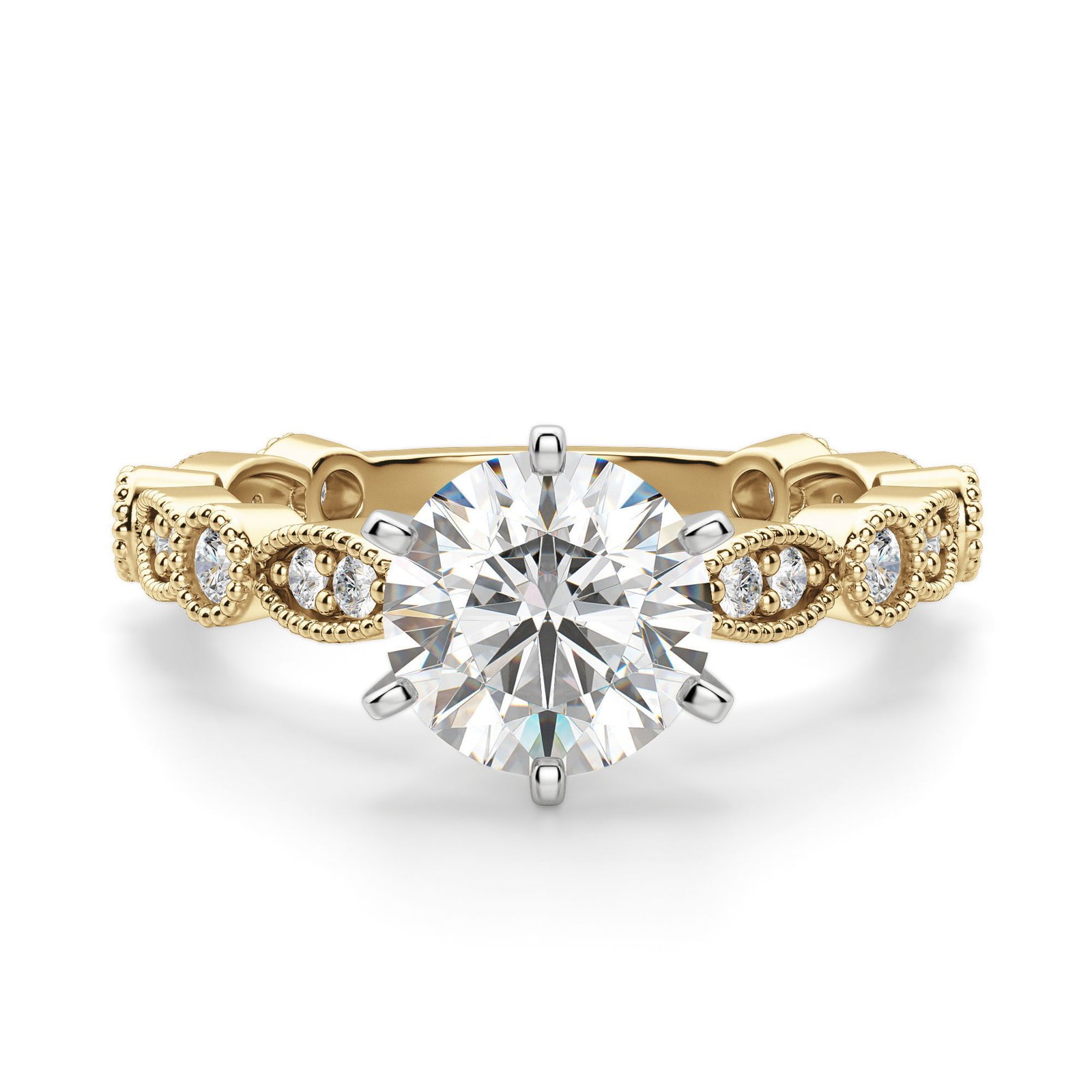 Infinite Love Round Cut Engagement Ring