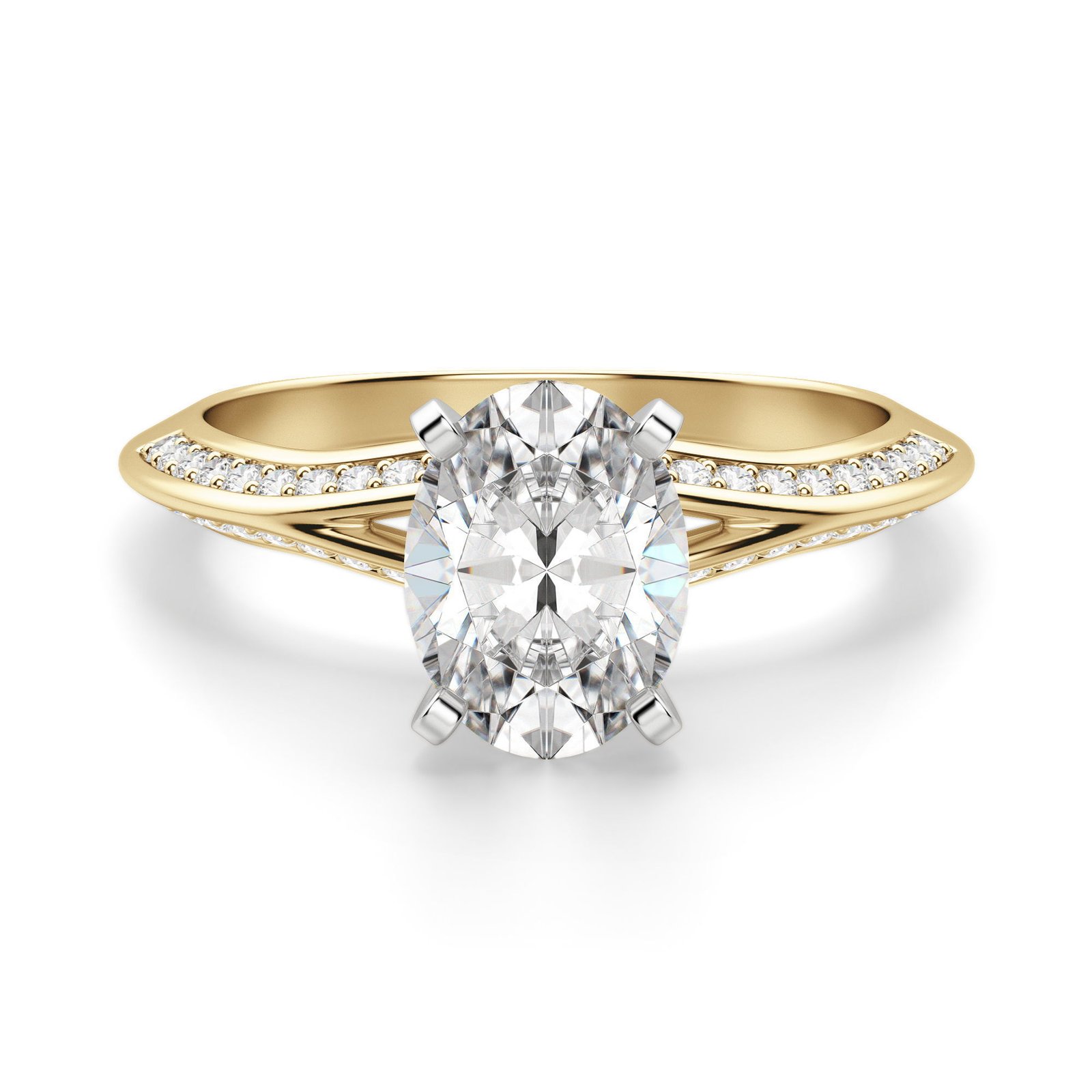 Irene Oval Cut Engagement Ring