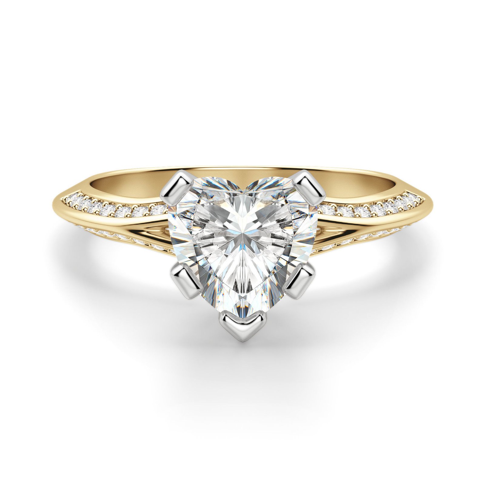Irene Heart Cut Engagement Ring