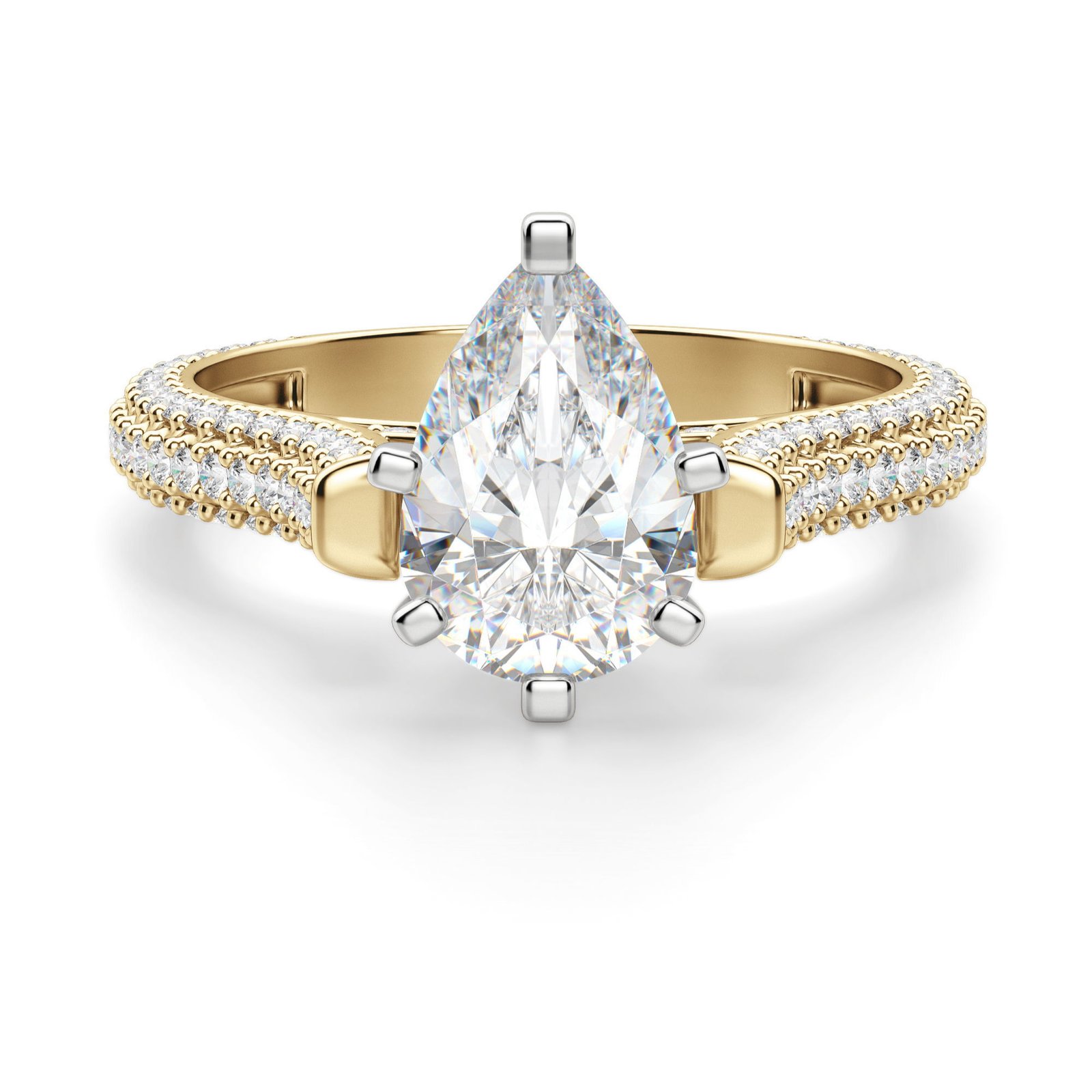 Seine Pear Cut Engagement Ring