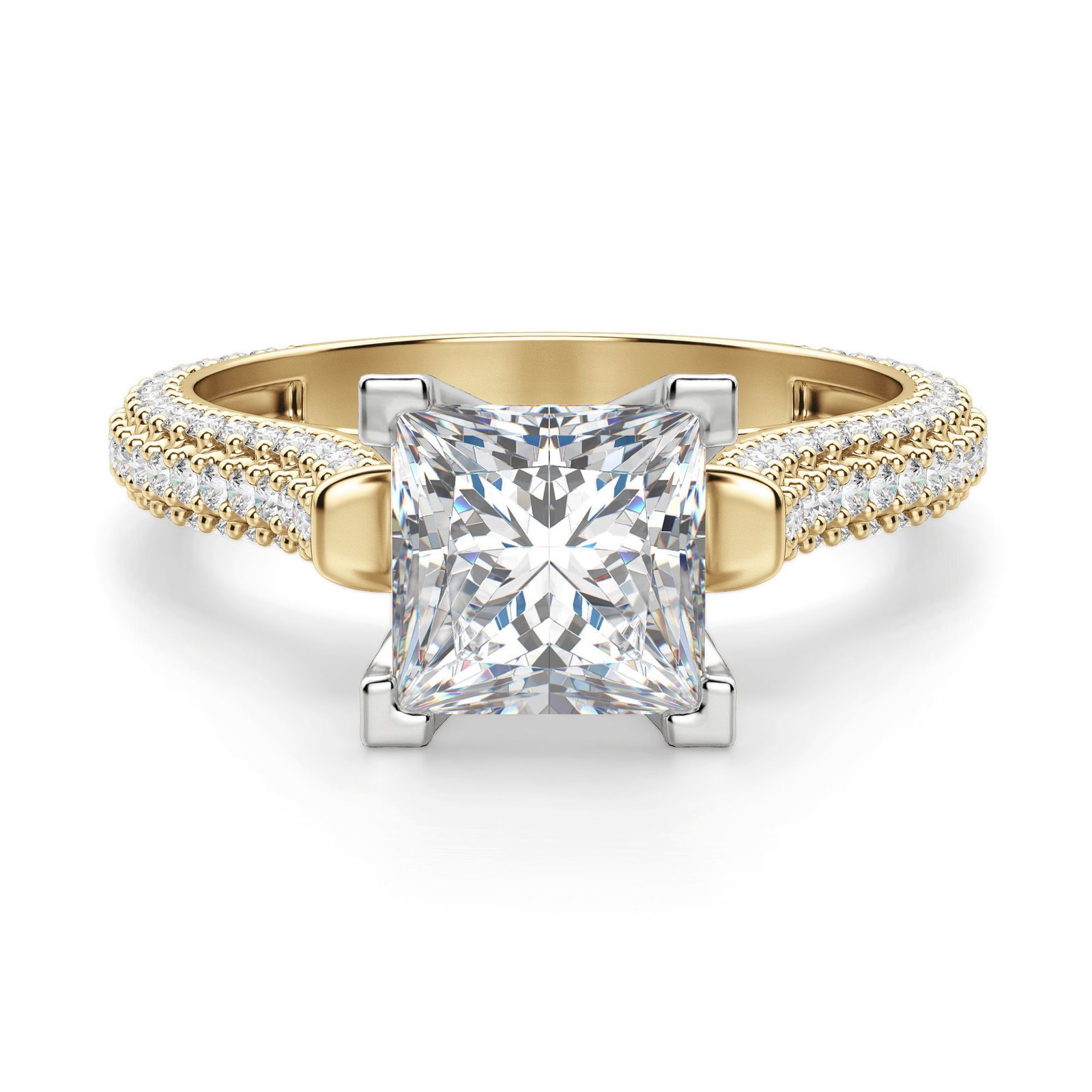 Seine Princess Cut Engagement Ring