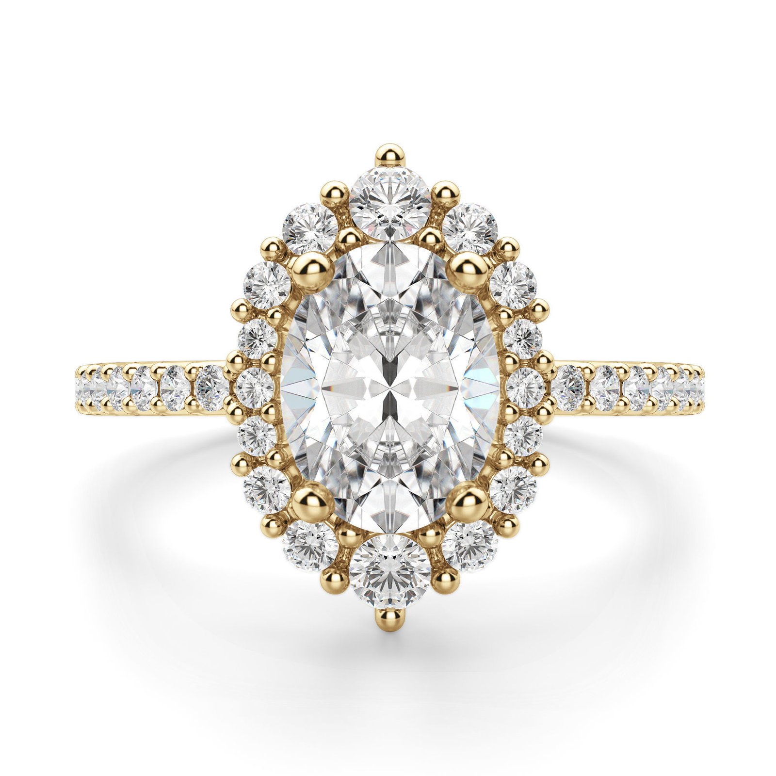 Barcelona Oval Cut Engagement Ring