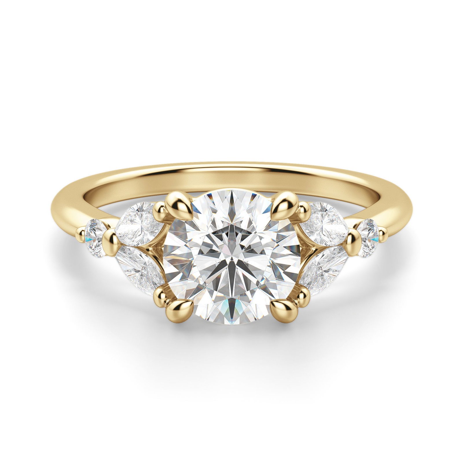 Haven Round Cut Engagement Ring