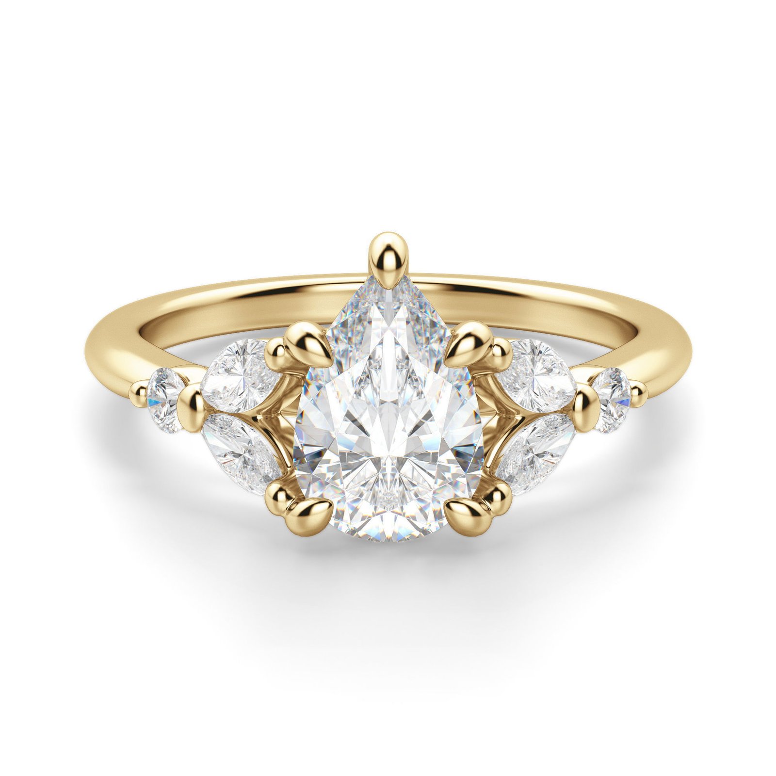 Haven Pear Cut Engagement Ring