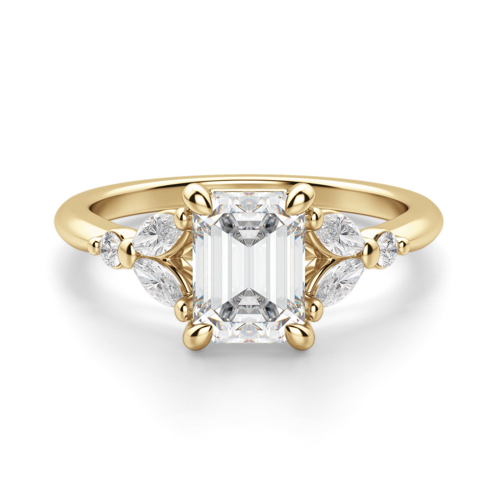 Haven Emerald Cut Engagement Ring