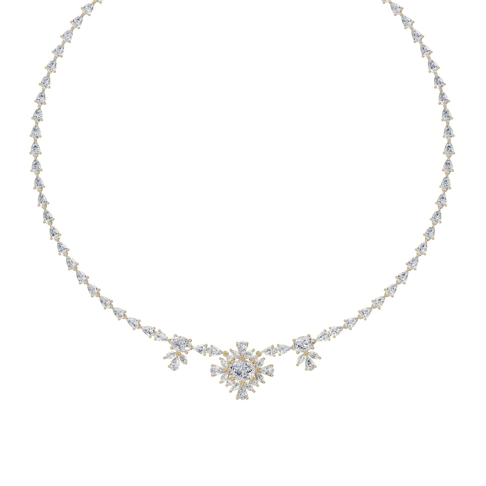 Ardent Cluster Necklace