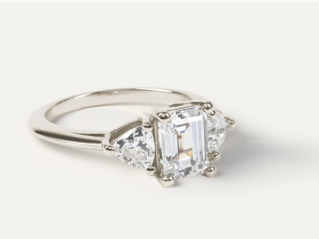 Asscher Cut Engagement Ring